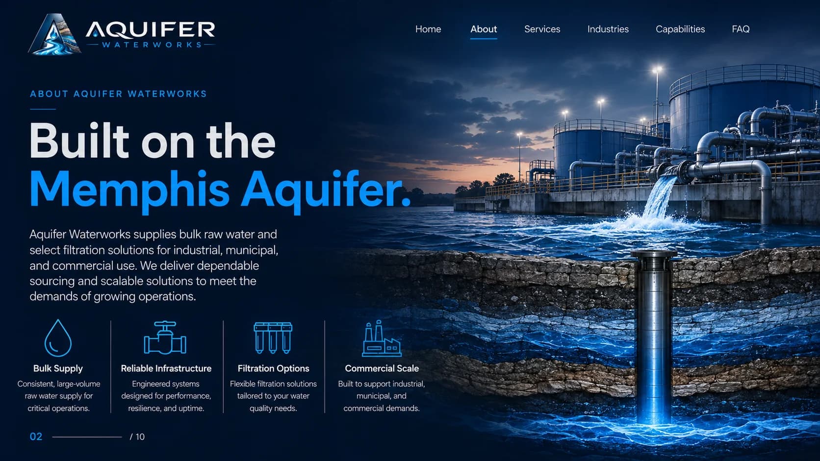 Source-water qualification and specification review